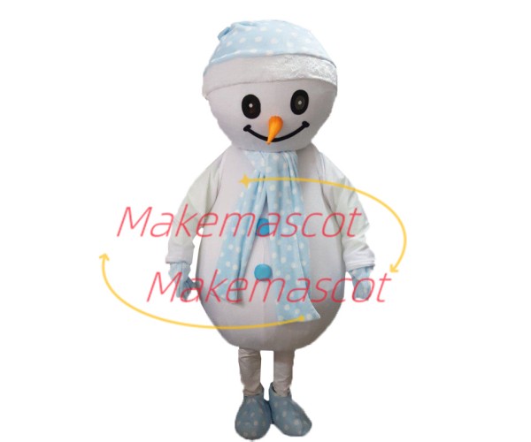 Lovely Baby Snowman of Christmas Mascot Costume Lovely Baby Snowman of Christmas Mascot Costume