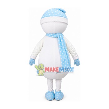 Lovely Baby Snowman of Christmas Mascot Costume Lovely Baby Snowman of Christmas Mascot Costume