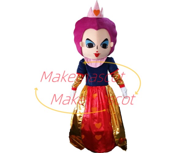 Vicious Queen Mascot Adult Cartoon Costume Vicious Queen Mascot Adult Cartoon Costume