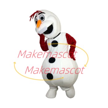 Passionate Christmas Snowman Olaf Mascot Costume