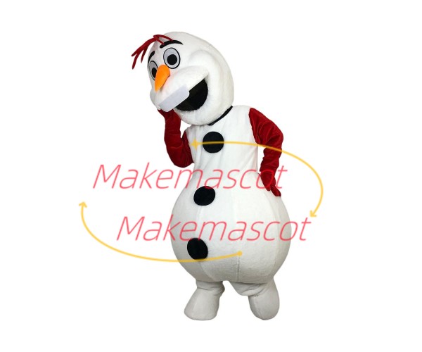Passionate Christmas Snowman Olaf Mascot Costume