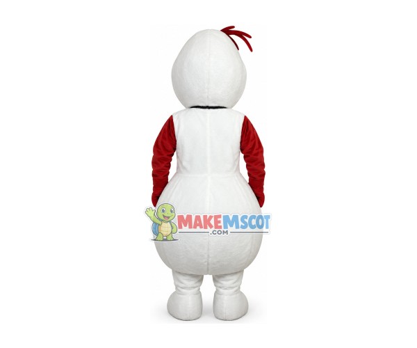 Passionate Christmas Snowman Olaf Mascot Costume Passionate Christmas Snowman Olaf Mascot Costume