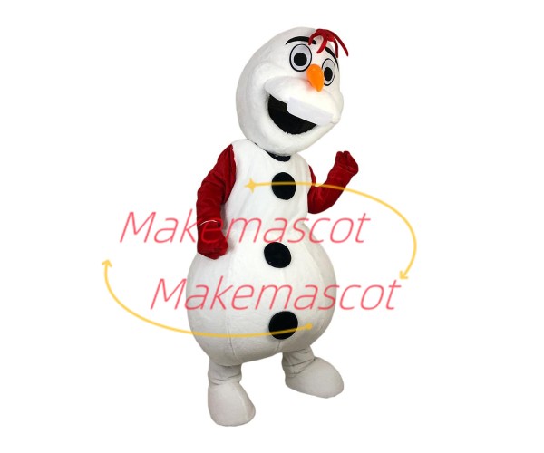 Passionate Christmas Snowman Olaf Mascot Costume