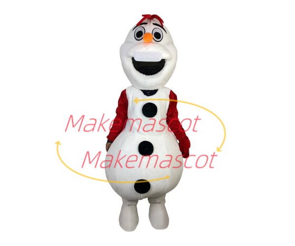 Passionate Christmas Snowman Olaf Mascot Costume