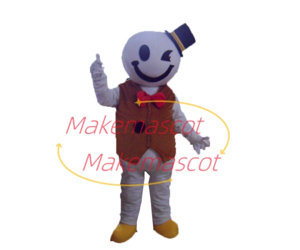 Adult Interesting Smiley Doll Mascot Costume Adult Interesting Smiley Doll Mascot Costume