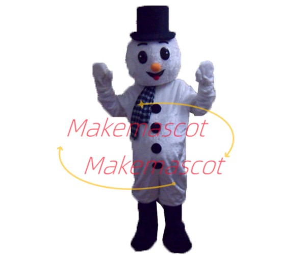 Kind Christmas Snowman Mascot Soft Costume Kind Christmas Snowman Mascot Soft Costume