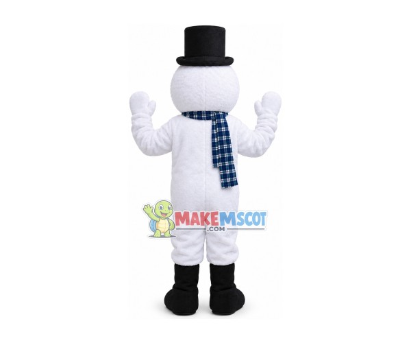 Kind Christmas Snowman Mascot Soft Costume