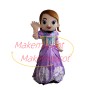 The Kind Princess Sophia Mascot Cartoon Costume