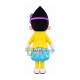 Pretty Girl In The Princess Dress Mascot Costume Pretty Girl In The Princess Dress Mascot Costume