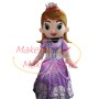 Sofia the First Mascot Fashion Cartoon Costume