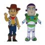 Cowboy Woody and Buzz Lightyear Cartoon Mascot Costume