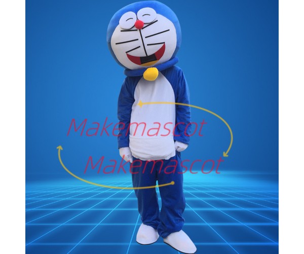 Squinted The Doraemon Cartoon Mascot Costume