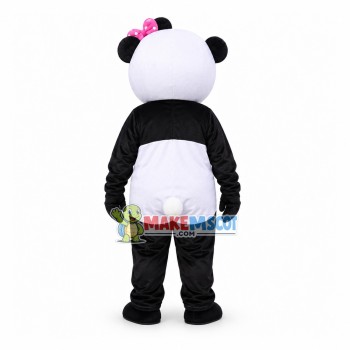 Active Lively Cartoon Panda Mascot Costume Active Lively Cartoon Panda Mascot Costume