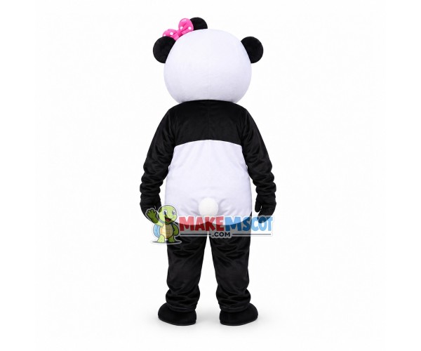 Active Lively Cartoon Panda Mascot Costume Active Lively Cartoon Panda Mascot Costume