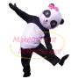 Active Lively Cartoon Panda Mascot Costume