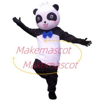 Active Lively Cartoon Panda Mascot Costume Active Lively Cartoon Panda Mascot Costume