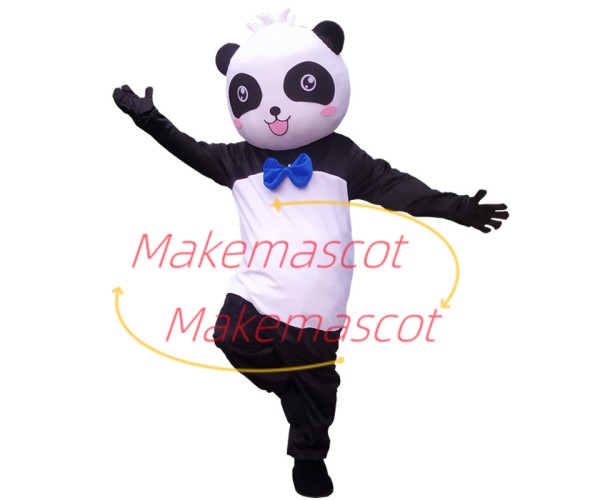 Active Lively Cartoon Panda Mascot Costume Active Lively Cartoon Panda Mascot Costume