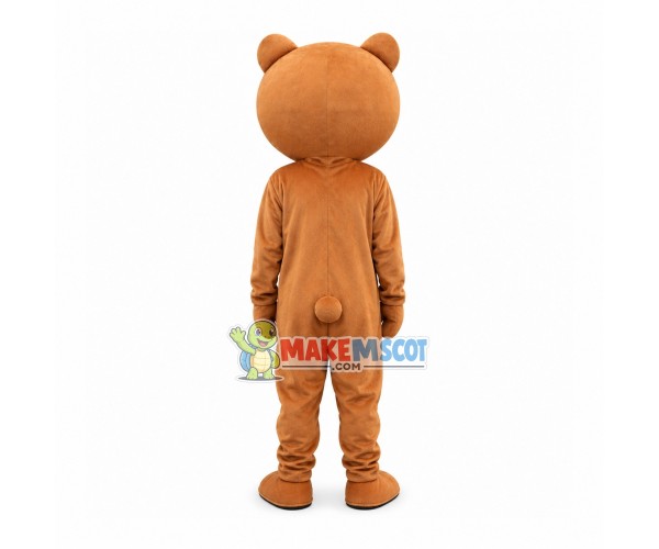 Brown Bear With Sunglasses Cartoon Mascot Costume Brown Bear With Sunglasses Cartoon Mascot Costume