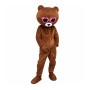 Brown Bear With Heart-shaped Sunglasses Mascot Costume