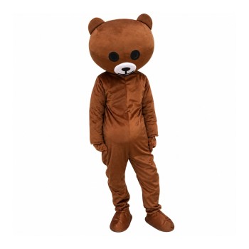 Depressed The Brown Bear Mascot Cartoon Costume