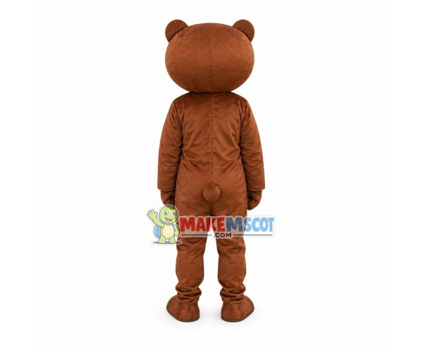 Depressed The Brown Bear Mascot Cartoon Costume Depressed The Brown Bear Mascot Cartoon Costume