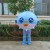 Adorable Cartoon Bulging Pufferfish Mascot Costume