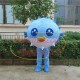Adorable Cartoon Bulging Pufferfish Mascot Costume Adorable Cartoon Bulging Pufferfish Mascot Costume