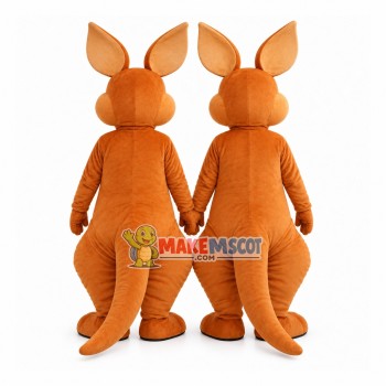 Harmonious Kangaroo Twins Mascot Costume Harmonious Kangaroo Twins Mascot Costume