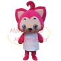 Virtual Character Pink Fox Peach Mascot Costume
