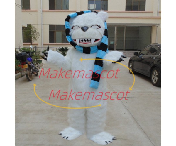 Horrible Long-haired Violent Bear Mascot Costume Horrible Long-haired Violent Bear Mascot Costume