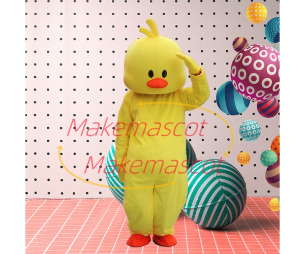 Colored Little Duck Mascot Fashion Cartoon Costume Colored Little Duck Mascot Fashion Cartoon Costume
