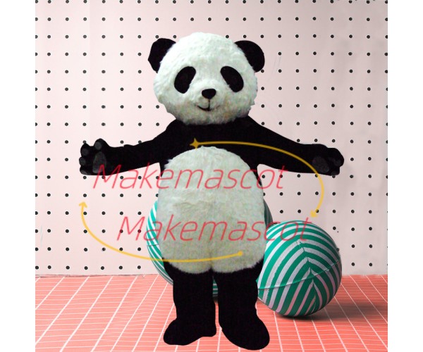 Soft Short Plush Cozy Panda Mascot Costume Soft Short Plush Cozy Panda Mascot Costume