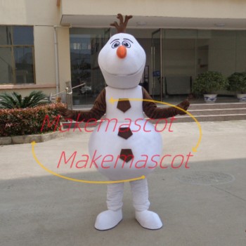 The Optimistic Snowman Olaf Mascot Costume The Optimistic Snowman Olaf Mascot Costume