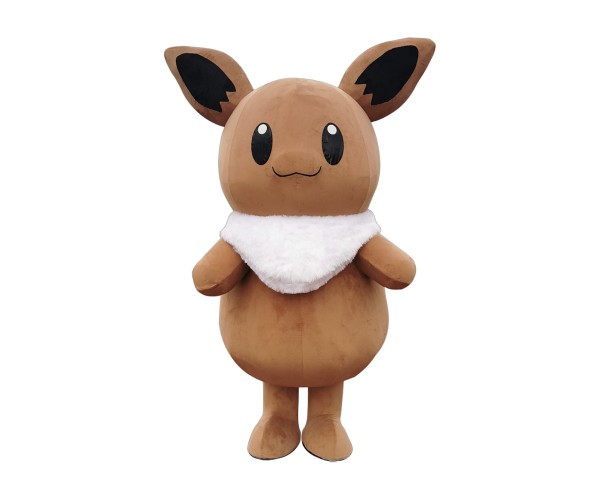 Mild Pokemon Eevee Cartoon Mascot Costume Mild Pokemon Eevee Cartoon Mascot Costume