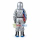 The Great Astronaut In Silver Aviation Suit Mascot Costume The Great Astronaut In Silver Aviation Suit Mascot Costume
