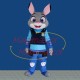 Police Officer Rabbit Judy Mascot Costume