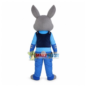 Police Officer Rabbit Judy Mascot Costume Police Officer Rabbit Judy Mascot Costume