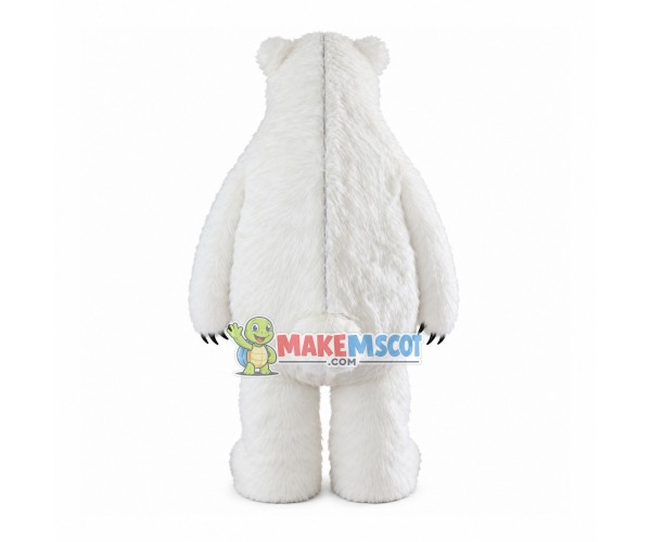 Soft Plush Polar Bear Mascot Adult Costume Soft Plush Polar Bear Mascot Adult Costume