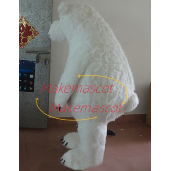 Soft Plush Polar Bear Mascot Adult Costume Soft Plush Polar Bear Mascot Adult Costume