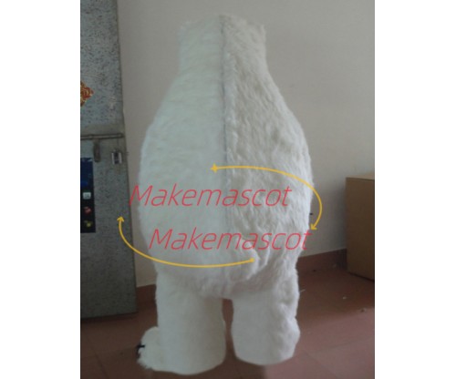 Soft Plush Polar Bear Mascot Adult Costume Soft Plush Polar Bear Mascot Adult Costume