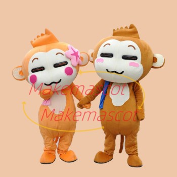 Lovable Cartoon YoCi Monkey Mascot Costume