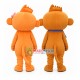 Lovable Cartoon YoCi Monkey Mascot Costume Lovable Cartoon YoCi Monkey Mascot Costume