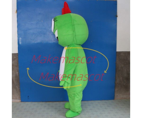 Green Monocular Doll Mascot Costume