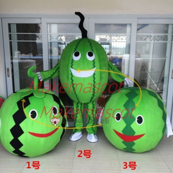 Different Version of Cartoon Watermelon Mascot Costume Different Version of Cartoon Watermelon Mascot Costume