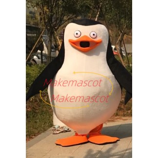 The Penguin Skipper of Madagascar Mascot Costume The Penguin Skipper of Madagascar Mascot Costume