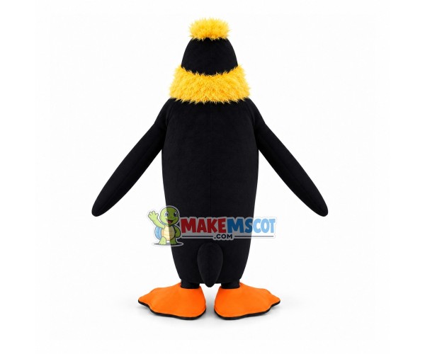 Penguin With Thick Neck Hair Mascot Costume Penguin With Thick Neck Hair Mascot Costume