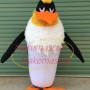 Penguin With Thick Neck Hair Mascot Costume