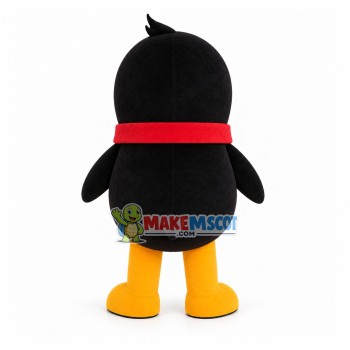 Cute Cartoon Winking Penguin Mascot Costume Cute Cartoon Winking Penguin Mascot Costume
