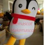 Cute Cartoon Winking Penguin Mascot Costume
