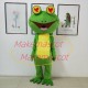 Funny Frog With Eyes Showing Love Mascot Costume Funny Frog With Eyes Showing Love Mascot Costume